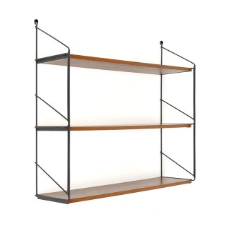 Deens vintage klein wandrek in teak