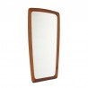 Danish vintage mirror with teak edge