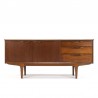 Teak vintage sideboard with organic design