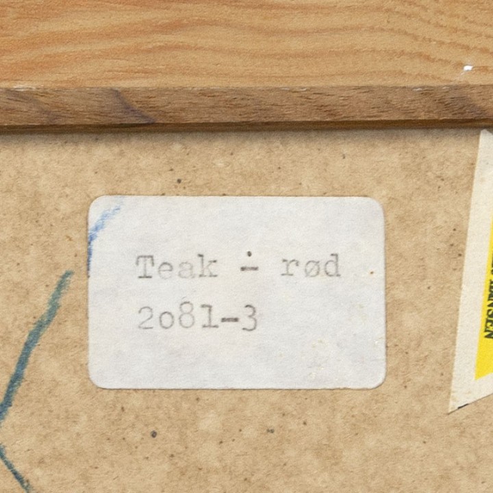 Danish vintage mirror by H. Hølmer-Hansen