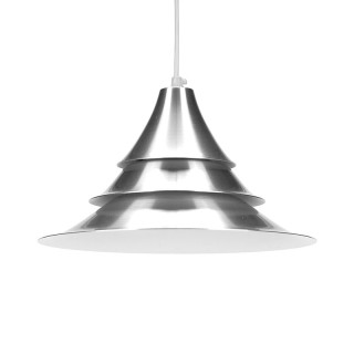 Aluminium Deense kleine vintage hanglamp