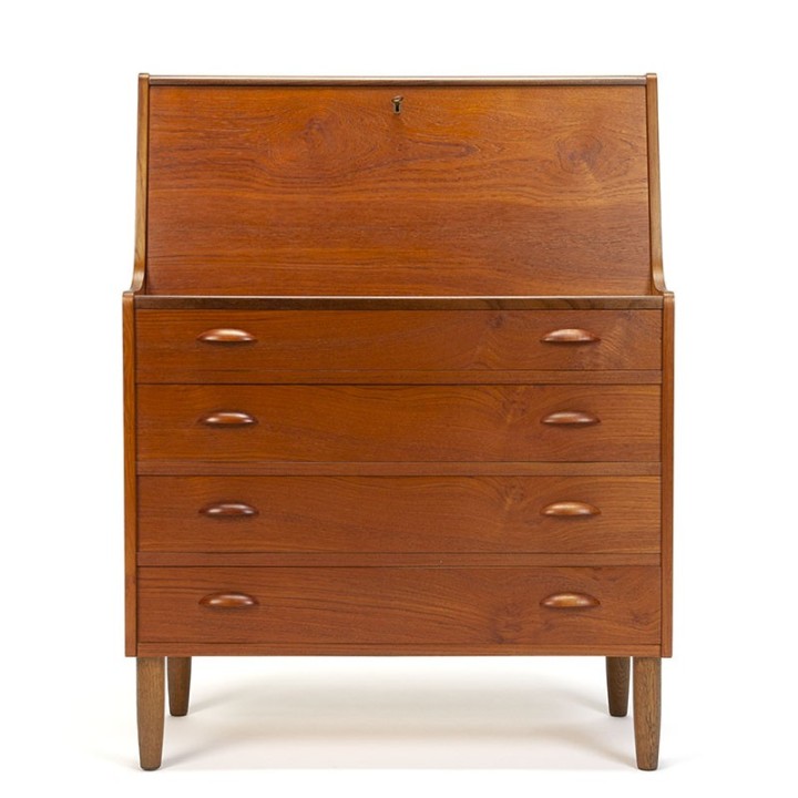 Teak luxury vintage Danish secretaire furniture