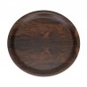 Rosewood vintage round model tray