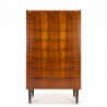 XL Danish vintage design tallboy dresser with 8 drawers