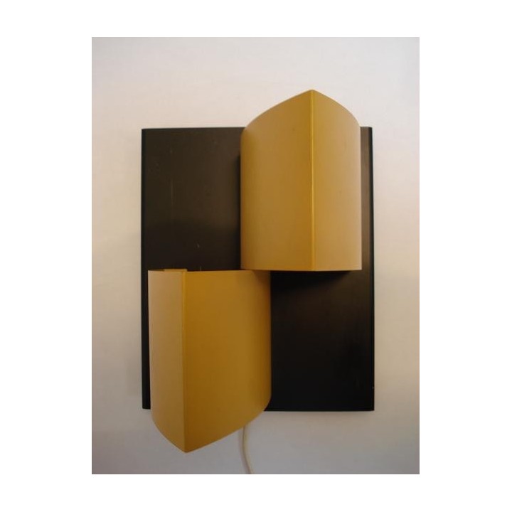 Anvia wall lamp black/yellow - Retro Studio