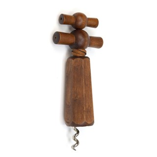 Teak Danish vintage wine opener
