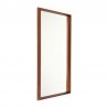 Teak vintage design mirror by Jansen Spejle