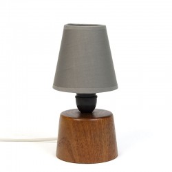 Danish small model vintage table lamp with clamp cap