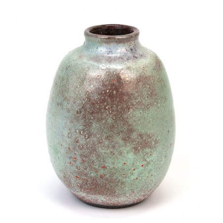 Vintage Zaalberg vase in green tone