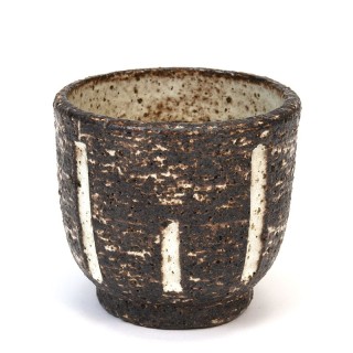 Kleine vintage bloempot van Zaalberg keramiek