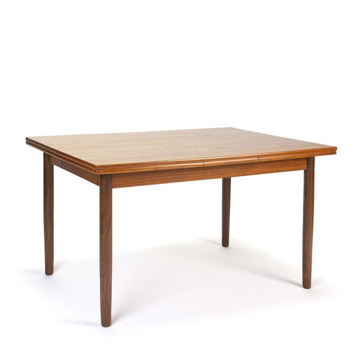 Teak vintage Danish extendable dining table