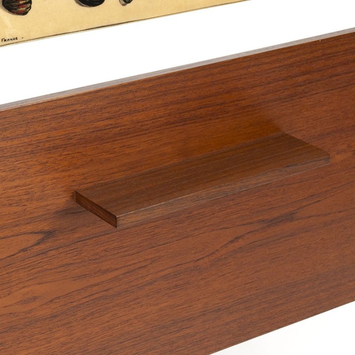 Vintage standing wall coat rack from the fifties