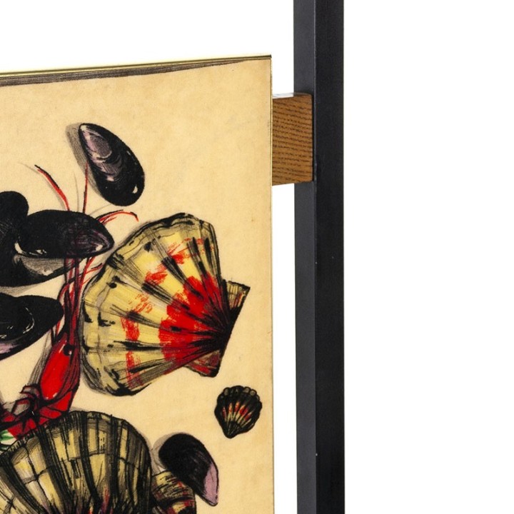 Vintage staande wandkapstok uit de vijftiger jaren