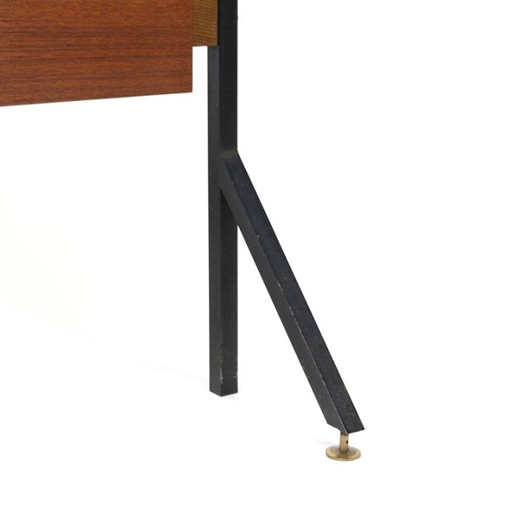 Vintage standing wall coat rack from the fifties