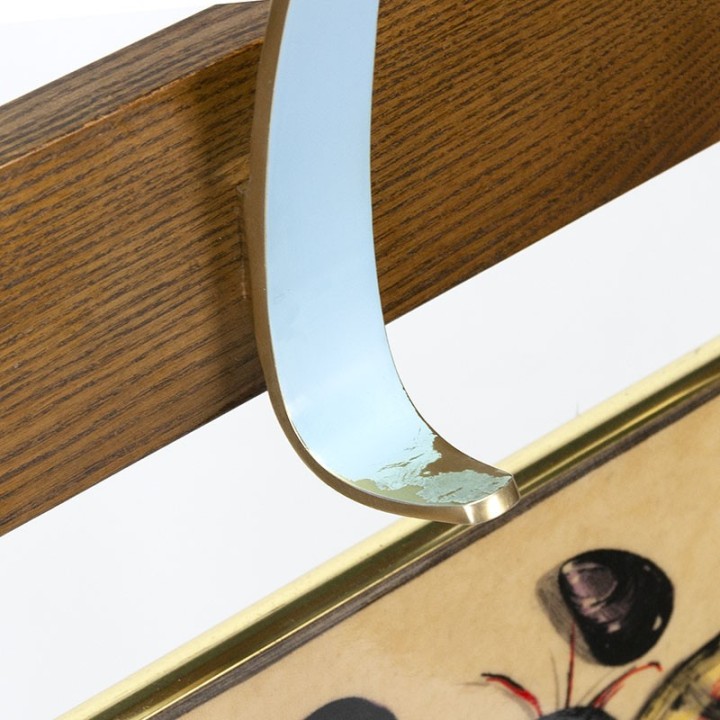 Vintage standing wall coat rack from the fifties