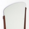 Danish vintage mirror with shelf from the fifties