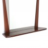 Danish vintage mirror with shelf from the fifties