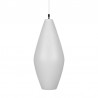 Large model vintage milk glass hanging lamp