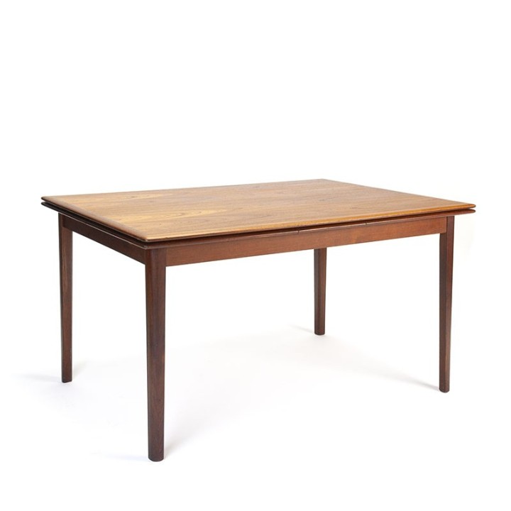 Danish dining table vintage in dark teak