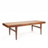 Luxurious Danish vintage coffee table in teak with tray