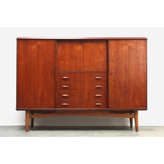 Teak sideboard/ secretaire - Retro Studio