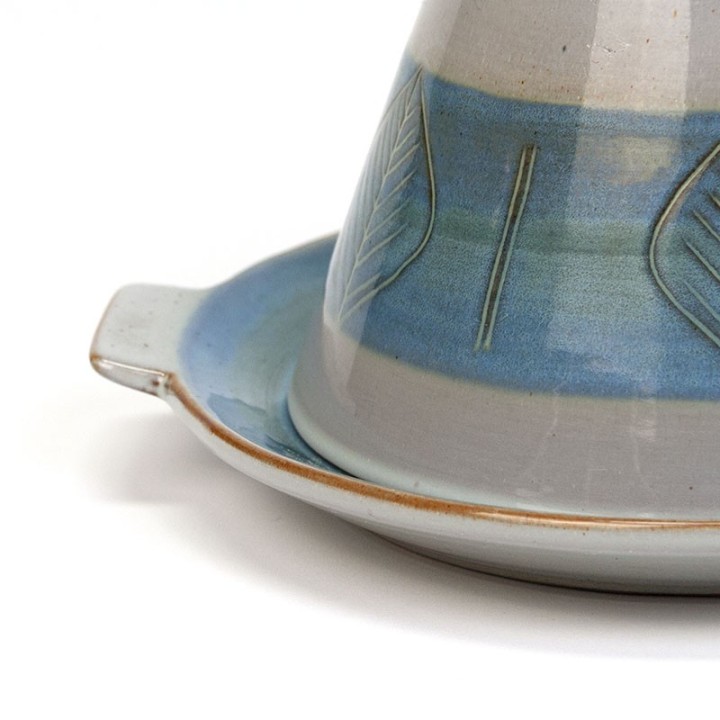 Vintage bell jar of Ambacht Volendam pottery