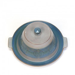 Vintage bell jar of Ambacht Volendam pottery