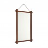 Teak Danish rectangular vintage mirror