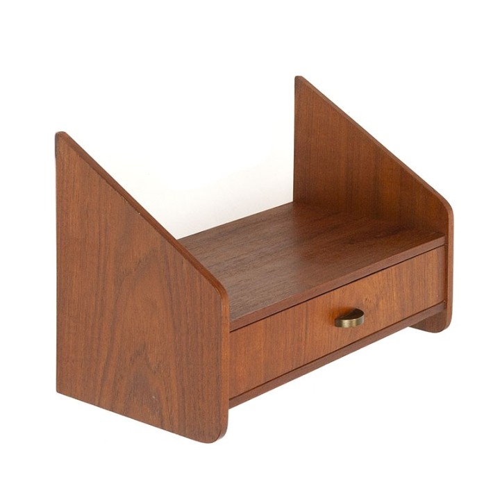 Teak Danish vintage wall cabinet