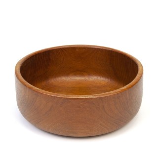 Danish vintage salad bowl large model in teak