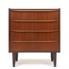 Chest of drawers Danish vintage model with 4 drawers
