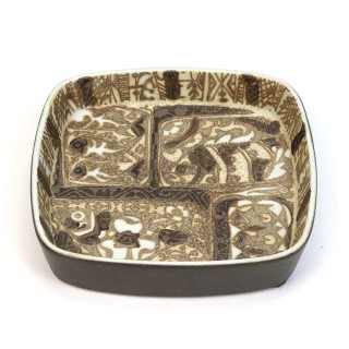 Vintage Aluminia Baca series dish model 2883