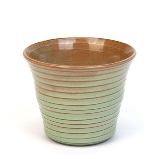 Green small model vintage ADCO small flower pot