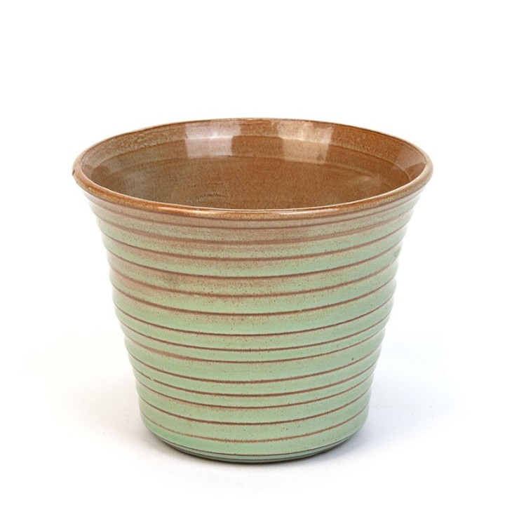 Green small model vintage ADCO small flower pot