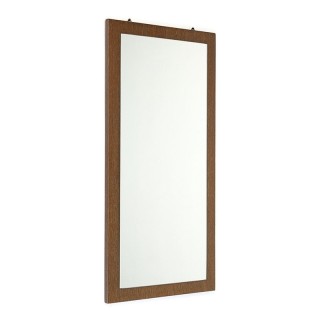 Seventies vintage mirror in wenge wood