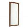 Seventies vintage mirror in wenge wood