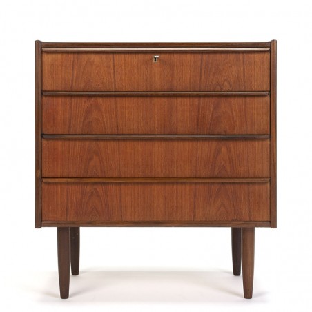 Danish chest of drawers with 4 drawers vintage model