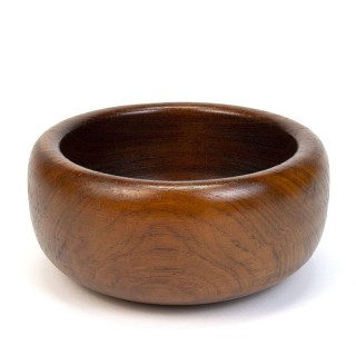 Danish vintage thick teak model scale