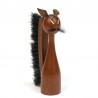 Danish vintage teak small brush cat