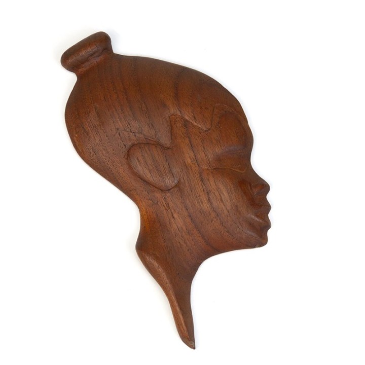 Danish vintage teak silhouette