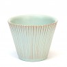 Pastel green vintage small flower pot from ADCO