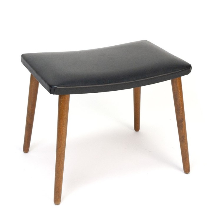 Vintage ottoman/ kruk jaren vijftig Denemarken