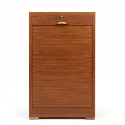 Teak small vintage model Danish filing cabinet
