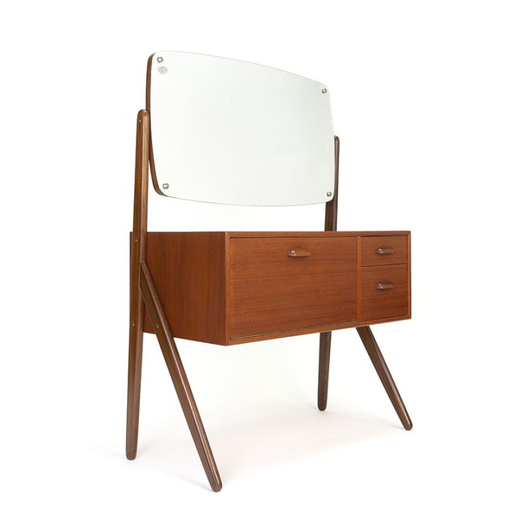 Danish sixties vintage dressing table in teak