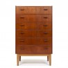 Poul Volther design vintage Danish chest of drawers