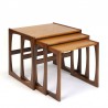 Teak vintage Gplan nesting tables set of 3