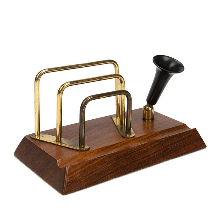 Sixties vintage pen and letter holder