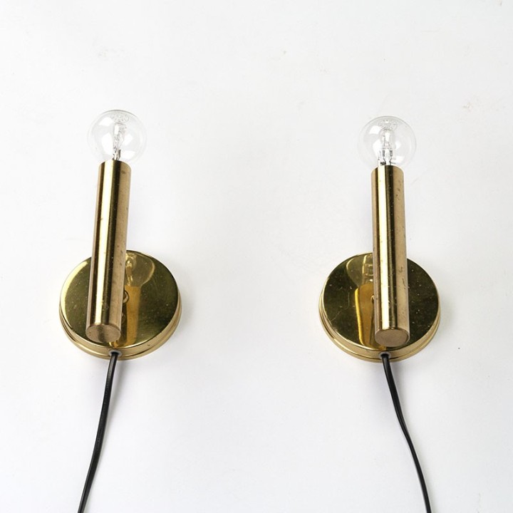 Set vintage MS Belysning wandlampen model 99