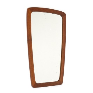 Organically designed small Danish vintage mirror