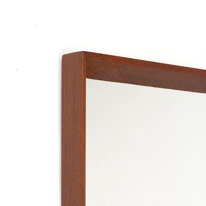 Danish vintage teak frame mirror